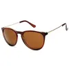Fashion Vintage Erika Sunglasses Men Women Designer Mirror Bands Brand Driving Sun Glasses 9b with case