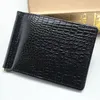 MEN039S Creditcardhouder Echte lederen Cash Clip Visitekaarthouder M Wallet Birthday Gift8617391