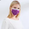 12 färger engångsmask svart rosa 3 lager andas mask mode designer ansikte masker DHL frakt