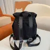 дизайнер Нейлон Backapck Мужчины Женщины Мода Большой Ретро Сумка Drawstring Сумки Студенты Школьная Сумка Дорожная сумка Рюкзак