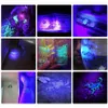 Sk68uv 395nm zoom mini led uv lanterna ultra violeta 365nm tochas portáteis para cão cão animal animal de estimação de detecção de urina lâmpada de luz aa bateria