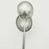 Tea Ball Push Tools Kaffe Infuser Loose Leaf Herbal Teaspoon Strainer Filter Diffuser Hem Kök Bar Dryckesverktyg