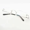 Vintage ögonglasögon för kvinnor metallklar rimfria optiska glasögon Ram Carter Womens Glasögon Designer Märke Män Tillbehör