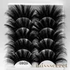 16 stijlen 5 paren 3D-wimpers 25mm faux nertsen wimpers handgemaakte 3d nertsen eyelashes dikke pluizige valse wimpers make-up wimperextensies