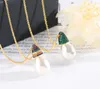 Catene crystal zircone collana regolabile prodotto arcobaleno barocco perla femminile moda nicchia clavicola catena design senso1