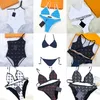 Bra Sized Swimsuits for Women Swimwear Fashion Letter Plus Tankini Bikini Sets Summer Padded Up Girls Swimsuits