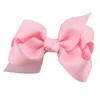 Girls Hair Clips Grosgrain Ribbon Hairbows with Clip Handmade Bows Hairclips Hairpins Cute Headwear Baby Girl Accessories 20 Color9599938