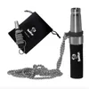 Smoking Pipes New hookah metal chain suction nozzle stainless steel with rubber sleeve