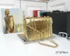 Topo 品質新人デザイナー財布ハンドバッグ女性ハンドバッグクロスボディソーホーバッグディスコショルダーバッグゴールドフリンジメッセンジャーバッグ財布 22 センチメートル 27 センチメートル