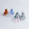 DHL!!! Beracky Cyclone Glass UFO Spinning Cap 25mmOD Colored Glass Carb Caps Heady Carb Caps For Quartz Banger Nails Glass Water Pipes Rigs
