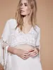 2018 Long Maxi Dress Tassel Dress Sexy V-neck Waist Hollow Vintage White Embroidered Floral Boho Clothing Dress T200113