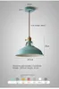 2022 retro industrial style colorful restaurant kitchen pendant lamps chandelier lamp shade decorative lamp indoor lighting E27 ceiling light