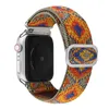 Cinturino in tessuto di nylon Cinturino intelligente per braccialetto Apple Watch iwatch 3 4 5 se 6 serie 38MM 40MM 42MM 44MM