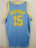 Custom Stitched Rare Carmelo Anthony 15 Jersey Mens Throwbacks Basket Jerseys Billiga Män Kvinnor Ungdom