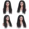 Ishow 8-30inch Virgin Human Human Wigs com headbands corpo yaki yaki headband wig peruca para as mulheres todas as idades soltas profundamente encaracoladas nenhuma cor natural cor