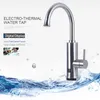 Tocca inossidabile rubinetto dello scaldabagno istantaneo con acqua di riscaldamento istantanea Acqua di rubinetto con display a temperatura T200423