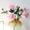 Peonia a gambo singolo finto 17,72 "simulazione della simulazione Spring Fortune Flower per Fiori artificiali decorativi per la casa del matrimonio