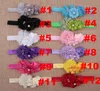 Säugling Baby Haarschmuck Rose Blume Perle Kombination Mädchen Haarband Kinder Stirnband Babys Kleinkind Kopf Band Mix Farbe M3170