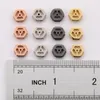 9 * 3mm Micro Pave Rondelle Goud / Zilver / Zwarte Spacers CZ Gesneden Charme Kralen Voor DIY Sieraden Craft Making