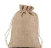 Mini Pouch Jute Bag Linen Hemp Small Drawstring Bags Ring Necklace Jewelry Pouches Wedding Favors Gift Packaging 17*23CM