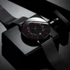 Hommes regarde 2021 Luxury Fashion Mens Business Business Ultra Thin Fin Innewless Steel Mesh Quartz Wrist Watch Reloj Hombre3719207