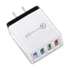 4 ports Charge rapide rapide QC3.0 USB Hub chargeur mural 3.5A adaptateur secteur EU US Plug voyage téléphone chargeurs de batterie prise