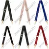 Verkauf 6 Farben rosa schwarz grün blau braun rot Schultergurte Zubehör für 3-teiliges Set Taschen Frauen Umhängetasche Canvas Tasche Teile Riemen