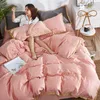 Ensembles de literie en coton en soie à quatre pièces King Size Soft Imprimé Couper à couverture couvercle de couette de couette de lit de marque Couettes de lit FAS3466327