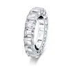 Wong Rain 925 en argent sterling taille émeraude créé Moissanite pierres précieuses diamants bague de fiançailles de mariage bijoux fins entier Y1122343758