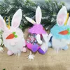 Osterkaninchen-Süßigkeiten-Aufbewahrungsgeschenk, Fröhliche Ostern, gesichtsloser Hase, Puppen-Süßigkeits-Vorratsglas, 2021, kreatives Kaninchen-Süßigkeits-Etui