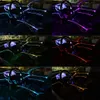 Nowy samochód LED Light Strip Light - Muzyka RGB Neon Accent Lights - 5 w 1 z 6 metrów / 236,22 cala, wystrój wnętrza Atmosfera Lampa Strip