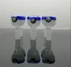 ダブルカラーボールガラスフォームヘッドガラスボンズオイルバーナー水管喫煙リグ無料