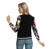 여자를위한 폭격기 야구 봄 가을 재킷 2020 패션 지퍼 기본 긴 소매 인쇄 캐주얼 선 스크린 겉옷 LJ200813 인쇄