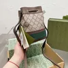 Cross Body Designer Bag Высокое Качество Ведро Древесина Оригинальная Кожаная Женская Сумка Мода Сумка Подарочная Коробка Пакет Размер 13 * 20 см