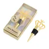 Diamond Crown Wine Stopper Huis Keuken Bar Tool Mode Milieubescherming Metalen Seal Stoppers Bruiloft Guest Gift