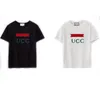 Abbigliamento uomo Abbigliamento T-shirt da uomo tshirt firmata T-shirt in cotone girocollo anni '20 primavera estate lettera alta tendenza allentata shor284l