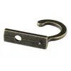 10pcs Small Wall Hanger Antique Hooks Buckle Horn Lock Clasp Hook Hasp Latch For Wooden Jewelry Box Furniture jllcdb