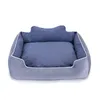 Kleine Medium Pet Cat Dog Sofa Bedden Anti Slip Bodem Square Nest Pet Kennel met Mat voor Wimter Summer