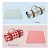 Thicken Lederen Plaid Picknick Mat Opvouwbare Camping Waterdichte Vochtbestendige Outdoor Hiking Beach Deken 220216