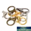 10pcs 35mm Gun Black/Gold/ Big Metal Lobster Clasp Keyring Hooks Connector for DIY Keychains Making Accessories Jewelry