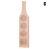 Wooden Four Holes Pastry Mould With Handle For Moon Cake Mung Bean Cake Tray Cake Mold Decorating Tools-30 T200703