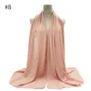 Fashion crepe chiffon hijab scarf gorgeous solid muslim scarfs 10pcs wrinkle scarves high quality