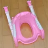 New Baby Toddler Vasino Toilet Trainer Sedile di sicurezza Sedia Step con scaletta regolabile Infant Toilet Training Sedile pieghevole antiscivolo LJ201110