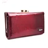 2021 Mulheres Genuine Jacaré Curto Carteira Feminino Zíper Hasp Grande Capacidade Crocodilo Couro Couro Pequeno bolsa