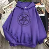Pentagramm Gothic Occult Satan Mann Sweatshirt Casual Fleece Harajuku Streetwear Frau Vintage Mode Hoody Hip Hop Punk Hoodies H1227