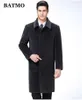 BATMO nuovo arrivo autunno inverno cashmere di alta qualità lungo trench coat uomo uomo s giacche cappotto caldo plus size M XXXL 9188 LJ201110