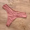 Simple Bandage Temptation Sexy Cuecas Femininas Sex String Ice Silk Cuecas Sem Costura Calcinha Transparente Tanga Lingerie