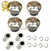 1 Set Motor Pistons W Pin Fit para Mazda M3 M6 CX-5 SkyAttiv 2.5L 11-18 pyy1-11-SA0