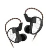 KZ AS06 IEM 3BA Zrównoważony Armatura Headphone HD Dźwięk w monitorze Uszu HIFI Stereo Anulowanie szumów Earbuds Triple-Driver Universal-Fit In-Ear