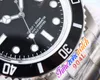 TWF SUB 41mm 126610 A3235 Automatisk herrklocka Black Dial Black Ceramics Bezel 904L rostfritt stålarmband Super Edition Watches273a